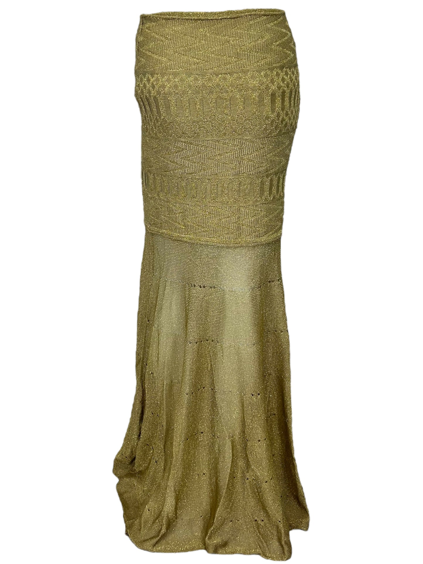 Saia Longa Le Lis Blanc Lurex