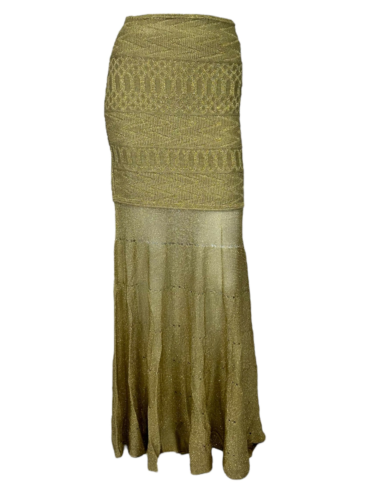 Saia Longa Le Lis Blanc Lurex