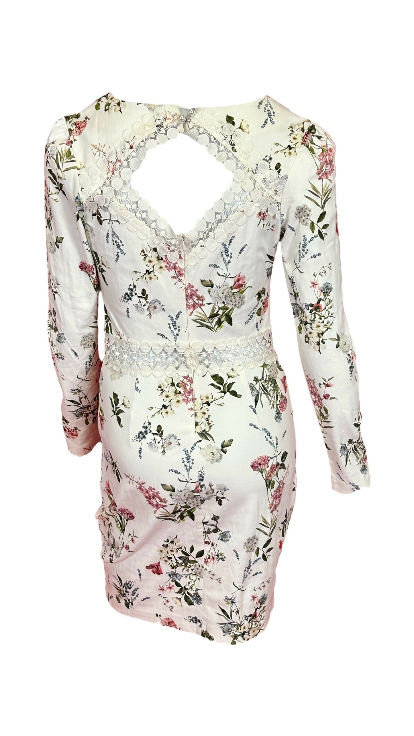 Vestido Floral Curto Ave Rara