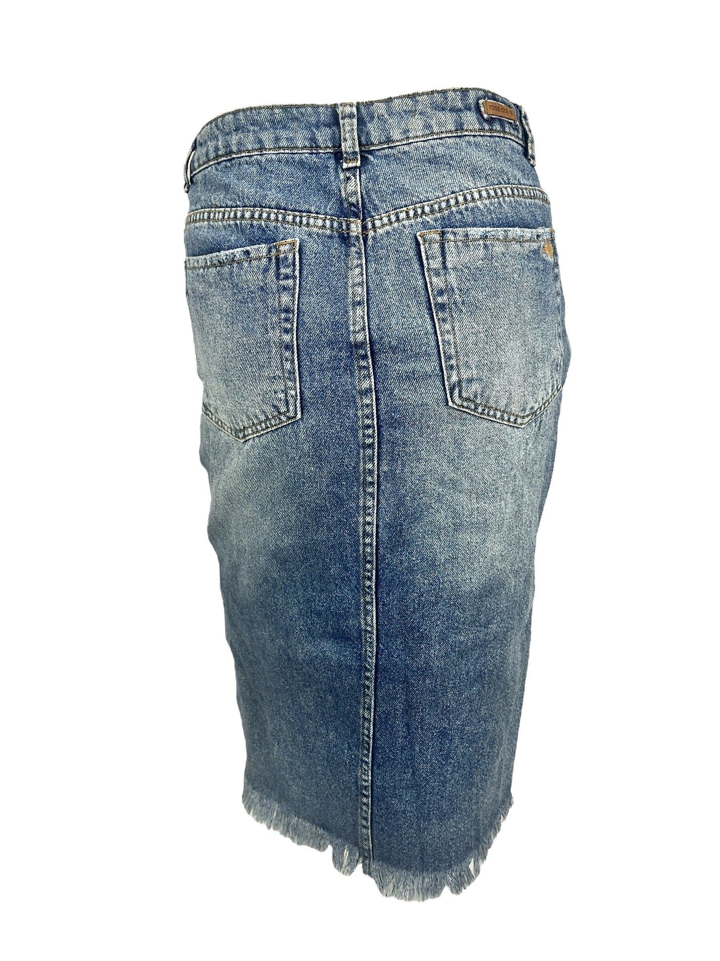 Saia Jeans Midi