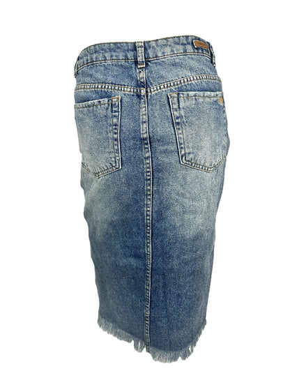 Saia Jeans Midi