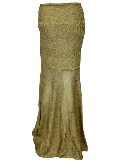 Saia Longa Le Lis Blanc Lurex