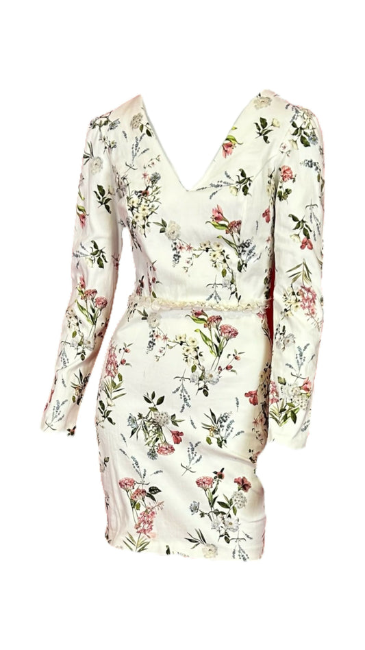 Vestido Floral Curto Ave Rara